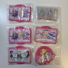 アイカツ ガチャガチャ コースター カードチャーム 霧矢あおい 紫吹蘭