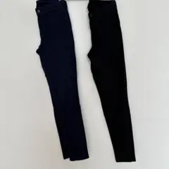 UNIQLO スリム　ニットパンツ　2本セット