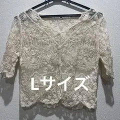 お値下げ★coca アイボリー レース 半袖 トップス