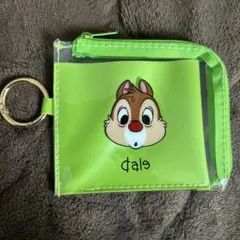K*o様 ディズニーストア　デール ポーチ 明るい緑色