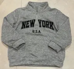 SHEIN グレー トレーナー 5Y NEW YORK