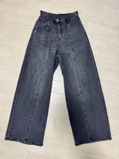 ［美品］スナイデル デザイン ワイドデニム