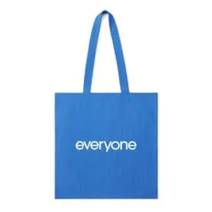 新品 everyone nylon logo tote bag (BLUE) 青