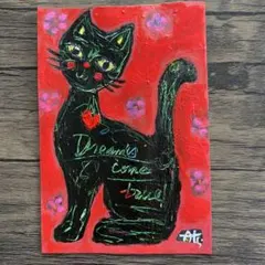 絵画 アクリル画 抽象画 自作「Dreams come true!」アート