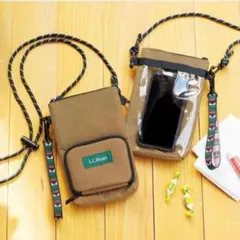 リンネル　付録　L.L.Bean 撥水素材の多機能スマホショルダーのサムネイル