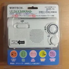 WINTECH 手回し充電ラジオライト KDR-10 本体のサムネイル