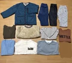 110センチ　男の子　秋冬　ジャケット　スウェット　長袖　長ズボン　計11点