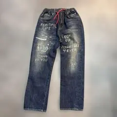 denimdungaree リメイク デニム 140のサムネイル