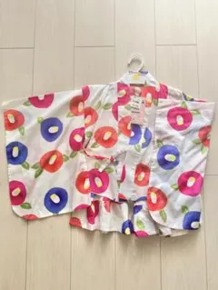花柄浴衣 100cm 浴衣ドレス