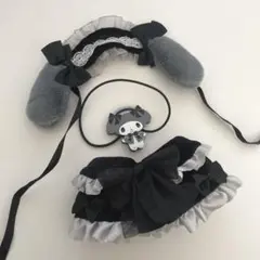 サンリオ　マイメロ　ぬいぐるみコスチューム　ゴシックナイトパーティ
