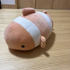 オレンジと白の魚型ぬいぐるみ　クマノミ　リブハート　livheart