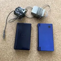 ニンテンドーDSi 青 DSlite ネイビー　本体と充電　2個セット