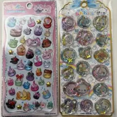 【正規品】 プチドロップステッカー ほっぺちゃん・あわわちゃん　ウォーターシール