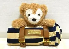 ダッフィーぬいぐるみ付きブランケット　ディズニーシー