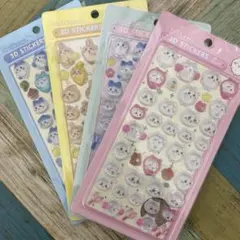 ボンボンドロップ　3Dぷくぷくシール　4枚セット　ちいかわ　即購入⭕️