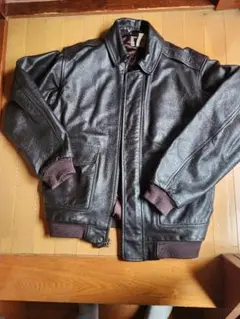 【保湿済】L.L.Bean A2 ゴートスキン レザージャケット エルエルビーン