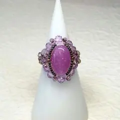 No.3976 ビーズリングハンドメイド(12～14号)