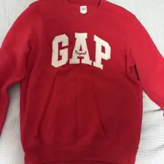 GAP 赤 クルーネックスウェット