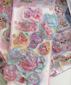 キラキラウォーターイン　ぷっくりシール