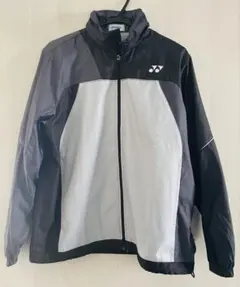 YONEX ウォームアップジャケット ウインドブレーカー M 黒/灰色