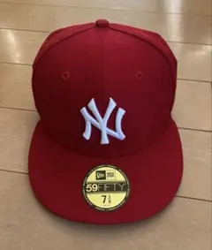 NEW ERA ニューヨーク・ヤンキースキャップ 赤 7 3/8（58.7cm）