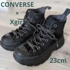 CONVERSE X-girl TREKWAVE HI BLACK 23cm