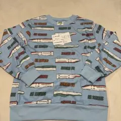 TRAIN GARAGE 新幹線 トレーナー★120★ブルー★新品