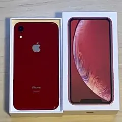 【美品】iPhone XR 64GB レッド SIMフリー
