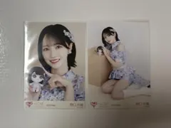 ＝LOVE イコラブ　野口衣織　生写真　セミコンプ　ぬいぐるみマスコット