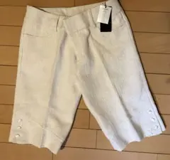 COMME CA MODELSのショートパンツ（ラメ入り白）