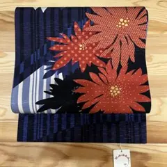 ワッカ wakka 袋帯 京袋帯 白 赤 紫【京切子】 - メルカリ