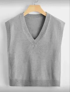 SHEIN グレーベスト Lサイズ
