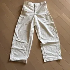 新品未使用！UNIQLO ホワイト ワイドパンツ バックポケット付き
