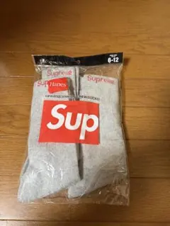 Supreme Hanes Crew Socks三足セット