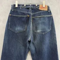 DENIME ドゥニーム サスペンダーボタン シンチバック デニムパンツXS 