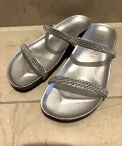 ITALIAN SHOEMAKERS♡ダブルラインストーンサンダルのサムネイル