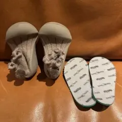 アティパス ポンポン グレー＋中敷き　12.0 12.5cm