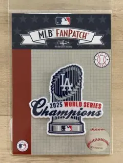 大谷翔平2025WSドジャースチャンピオンジャージパッチ/US限定販売品