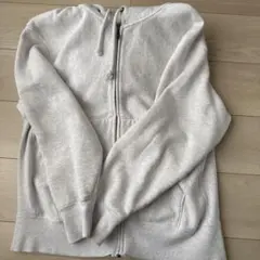 グレー フルジップ パーカー GU