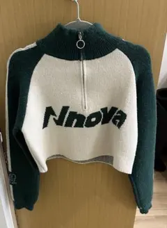 Nnova ハーフジップ ニットセーター