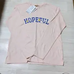 新品　ロンT　サイズ150　デイジー　ピンク　コットン