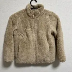 UNIQLO フリースジャケット 130 ベージュ