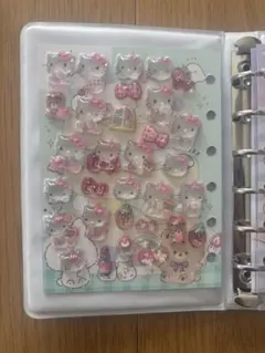 公式ボンボンドロップシールおすそ分け　キティーボンボンドロップシール