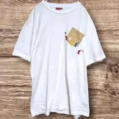 Nintendo ピクミン 刺繍 ポケット Tシャツ ホワイト XLのサムネイル