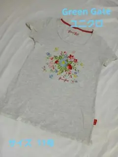 Green Gate 花柄プリント Tシャツ UNIQLO
