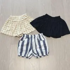 ショートパンツ　３点セット 95