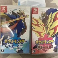 ✨ポケモンSwitchソフト2本セット ソード＆シールド【動作確認済】