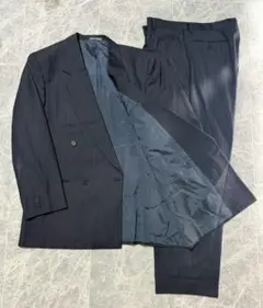 超希少 現行タグ ジョルジオアルマーニ ダブルブレストスーツ 黒 M 銀ボタン 2025年最新】ジョルジオアルマーニ ダブル スーツの人気アイテム