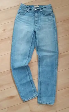 YANUK Ruthライトブルー テーパードデニム24inch