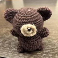ハンドメイド あみぐるみ くま ミニサイズ